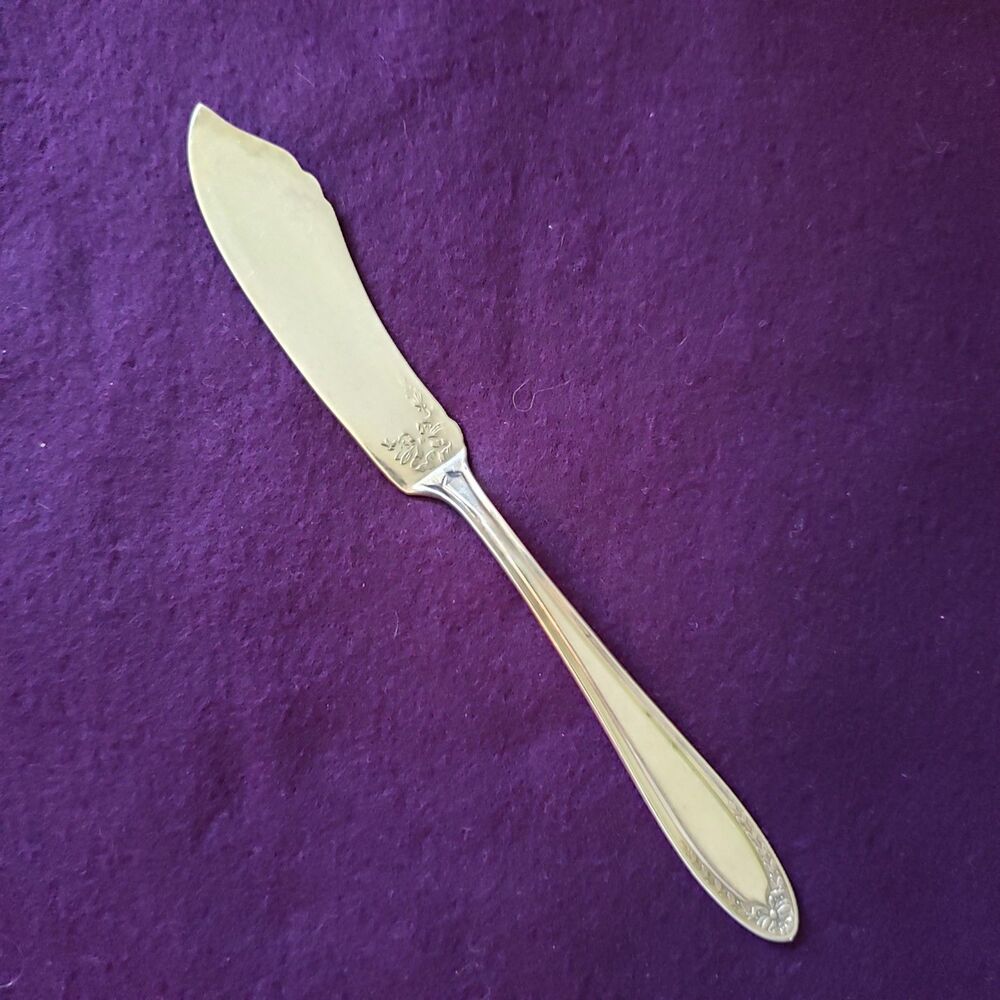 Oneida Bridal Wreath 1915 Community Silverplate Master Butter Knife